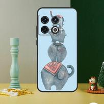 Cute Elephant Cartoon Phone Case For OnePlus 13 12 11 9 10 Pro 13R 12R 8T 9RT 10T 10R Nord 4 CE 2 3 Lite N20 N30 OnePlus Nord CE4Lite