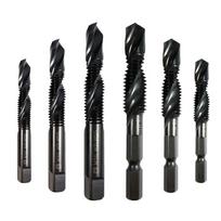 Integrated M5 Drill Tap Bit Set 10 vnt. spalvų