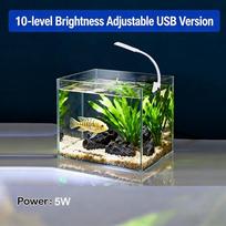 Aquarium Usb Led Lamp Fish Tank Light Decor Aquatic Plant Multiple Modes Dimmable Lightness Full Spectrum Mini Clip Light 5V