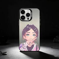 Popular V-Valorant C-Clove Phone Case For iPhone 17,16,15,14,13,12,11 Plus,Pro Max,XS,Colored silver phone case iPhone17promax