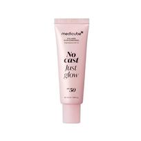 Medicube Collagen Glow Apsauginis kremas nuo saulės SPF50+ PA++++ 50ml drėgnam efektui ir stiklinės odos makiažo pagrindas