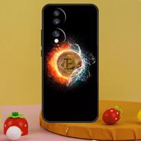 BTC Bitcoin Case For Honor 200 Pro X9c X9a X8a X7a X6a X7 X8 X9 X8b X9b 50 70 90 Magic 5 6 Lite Cover Honor 50 Lite