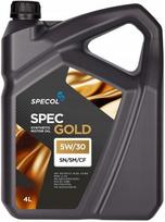 4L Olej Silnikowy Specol 5W30 Spec Gold Vw 502.00 Vw 505.00 Acea A3/B4