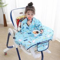 Baby Coverall Feeding Bibs Weaning Bib Easy To Clean Baby Bibs For Eating Adjustable High Chair Catch All For Kids Adults Children's Birthday Gift