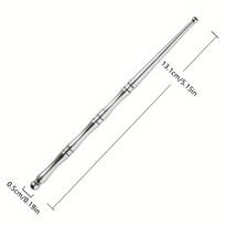 1 stainless steel double-ended massage wand, designed for full-body relaxation and acupressure point stimulation sidabras