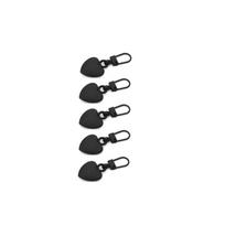 Zipper Puller Removable Zipper Tip Replacement Pull Tab Zipper Head Tool-free Coat Clothing Pendant Header Pull Tab Heart Shaped