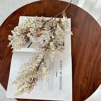 Wabi Sabi Artificial Soft Rime Faux Plants Decorative Long Branches Fake Flowers Plant Floral Art Artificial Flower Bouquets