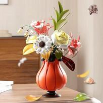 Flower Blooming Arrangement Set - Artificial Flower Bonsai Table Centerpiece And Home Decor - Gift For Mother'S Day Teacher'S Day Valentine'S Day M