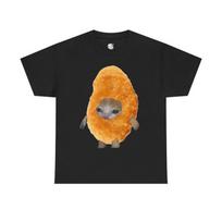 Meme Cat Chicken Nugget Graphic Boxy Unisex T-Shirt XXXL