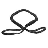 Boat Mooring Stretch Rope Shock Absorb Bungee Dock Line Black and White Ripple