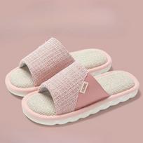 New Breathable and Sweat-absorbing Cotton Shoes for Women's Indoor Home Use Fits 35-36 rožinė