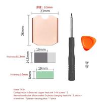 Heat Dissipation Shell For Steam Deck Back Cover with Bracket Thermal Silicone Pad Protective Cover For Steam Deck Accessories