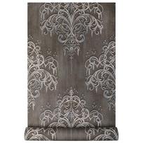 3D Grey Damascus Wallpaper European Luxury Damask Living Room Bedroom Background Hotel Wallcovering Mural 10mx53cm
