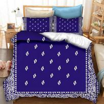 Luxury 3D Paisley Print Bandana Duvet Cover Queen And King Size Kids Bedding Sets Home Living 3 Piece Set With 2 Pillowcases EU Single(135*200cm)3pcs
