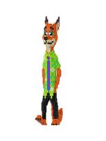 5689Pcs Fox Building Block Series 3D Children's Puzzle Assembly Toy Decoration Gift Present