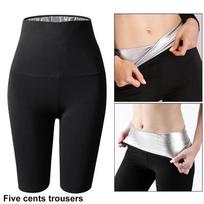 Sauna Sweat Pants Women High Waist Slimming Shorts Compression Thermo Workout Fitness Thighs Body Shaper L