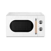 Brand Retro Cream Microwave Oven, 20L, Quick Heat, Double Knob, MM6P01G3-PW