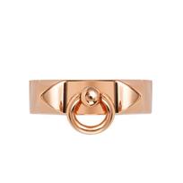Hermes Collier De Chien Cdc Lock Style Rose Gold Ring Unisex rings H1081188 Basic Packaging-Box+Dust Bag or Padding Board,53