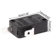 5pcs KW1-103 Microwave Oven Door Micro Switch Fit For Microwave Washing Machine Rice Cooker 16A 250V 2 Pins (Normally Close)