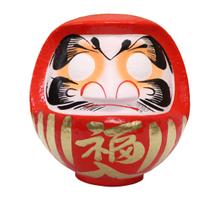 Takasaki Daruma Size 7 for Victory and Fulfillment of Great Doll, Red, (22x20x24cm), Wishes, HKDM-7-RE-7 raudona