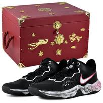 Nike Fly By Mid 3 Hongyi Knight Abrasion Resistant Mid top Basketball Shoes Men's Black White DD9311-003(Team679-1S-BOX) 40.5