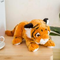 New Doll Lying Tiger Doll Plush Toy Little White Tiger Cloth Doll Children's Doll 25cm（0.2kg）