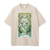Anime JoJos Bizarre Adventure Brando Diego Graphic T Shirt Men Women Washed Cotton Tshirts Casual Clothing Harajuku Tshirt S