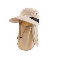 Unisex UPF50+ UV apsauga nuo saulės skrybėlė Nuimamas pilnas veido ir kaklo apsaugas Platus kraštas Kvėpuojantis tinklelis Lauko žvejybai, žygiams skirta skrybėlė 55-60 armijos žalia spalva