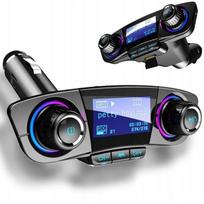 Transmiter Samochodowy Fm Bluetooth 5.0 Usb Micro Sd 8W1 Aux Ładowarka