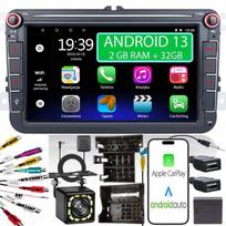 Radio Android 2Din 2+32Gb 8 Cali Vw Passat B6 B7 Golf 5 V 6 Vi Skoda Seat