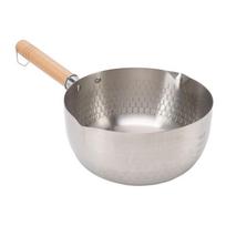 Snow Pan 304 Stainless Steel Yukihira Pot 20cm/7.9in Japanese Milk Sauce Pan Easy Clean Two Side Spouts Saucepan Gas Stoves balta
