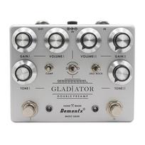 Demonfx GLADIATOR DOUBLE PREAMP Dumble Preamp Overdrive Effect Pedal /
