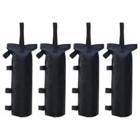 Set of 4 Top Zipper Single Handbag Sandbags with Straps for Securing Outdoor Equipment and Stabilizing Structures S juoda