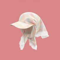Sunshade Korean Headscarf Baseball Hat Quick-drying Strappy Bandana Hat  Apparel Accessories rožinė