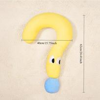 New Model Dog Pillow Question Mark Universal Pet Mat Neck Pillow for Sleeping Small Pillow for Cats Pet Pillow. (as the picture,40x62cm)