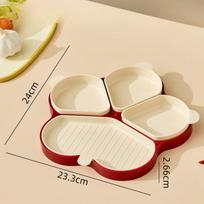 Multi Compartment Food Preparation Tray For Sushi Baking Cooking Serving Non Slip Kitchen Salad Fruit Snack Storage Plate KTY