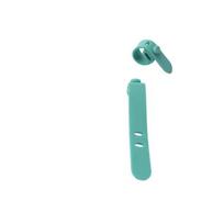 Generic Two Hole Silicone Cable Ties Portable Anti Lost Soft Cable Clips For Phone Cables Earphone Cables Travel Cable Organizer