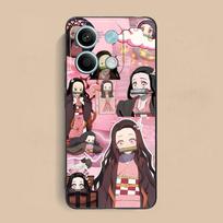 Blade Extinction Anime Nezuko Phone Case for Xiaomi Redmi 15 14 13 12 A5 3 2 1 C Plus 4G 5G Colorful Printing Cover Cover Luxury Redmi A1+