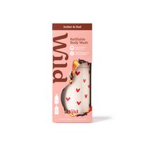 Wild Body Wash Heart Case Amber & Oud Dušo želė, 300 ml