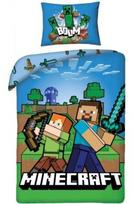 Vaikiškas patalynės komplektas Minecraft, 140x200 cm, 2 dalių