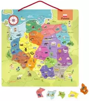 Janod Lenkijos žemėlapis su 69 magnetais