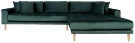 Kampinė sofa House Nordic Lido Lounge, tamsiai žalia sp., dešininė, 290 x 170 cm x 76 cm