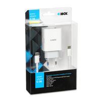 Wall charger iBOX C-36 GaN PD20W, white
