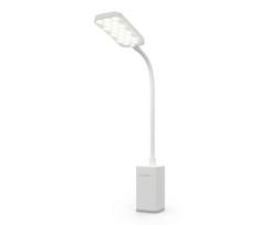 Nedis LTLR10WT - LED reguliuojama įkraunama jutiklinė prisegama stalinė lempa LED/5W/1200 mAh balta