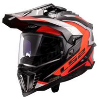 Krosinis Šalmas LS2 MX701 C EXPLORER FRONTIER 2 Raudonas