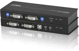 ATEN CE604-AT-G ATEN CE604 DVI dvigubo vaizdo KVM plėstuvas
