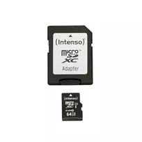 Atminties kortelė „Micro SDXC 64GB UHS-I“ atmintis su adapteriu 3423490 INTENSO