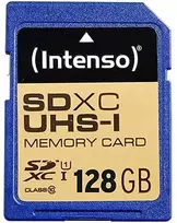 Atminties kortelė Intenso SDXC kortelė 128GB Class 10 UHS-I Premium