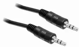 Delock lizdo kabelis 3,5 mm 3 kontaktų kištukinis / vyriškas 5 m