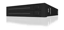 ICYBOX IB-2226StS Icy Box Mobilus stovas skirtas 2x 2,5 SATA HDD arba 3,5 SSD, Juodas